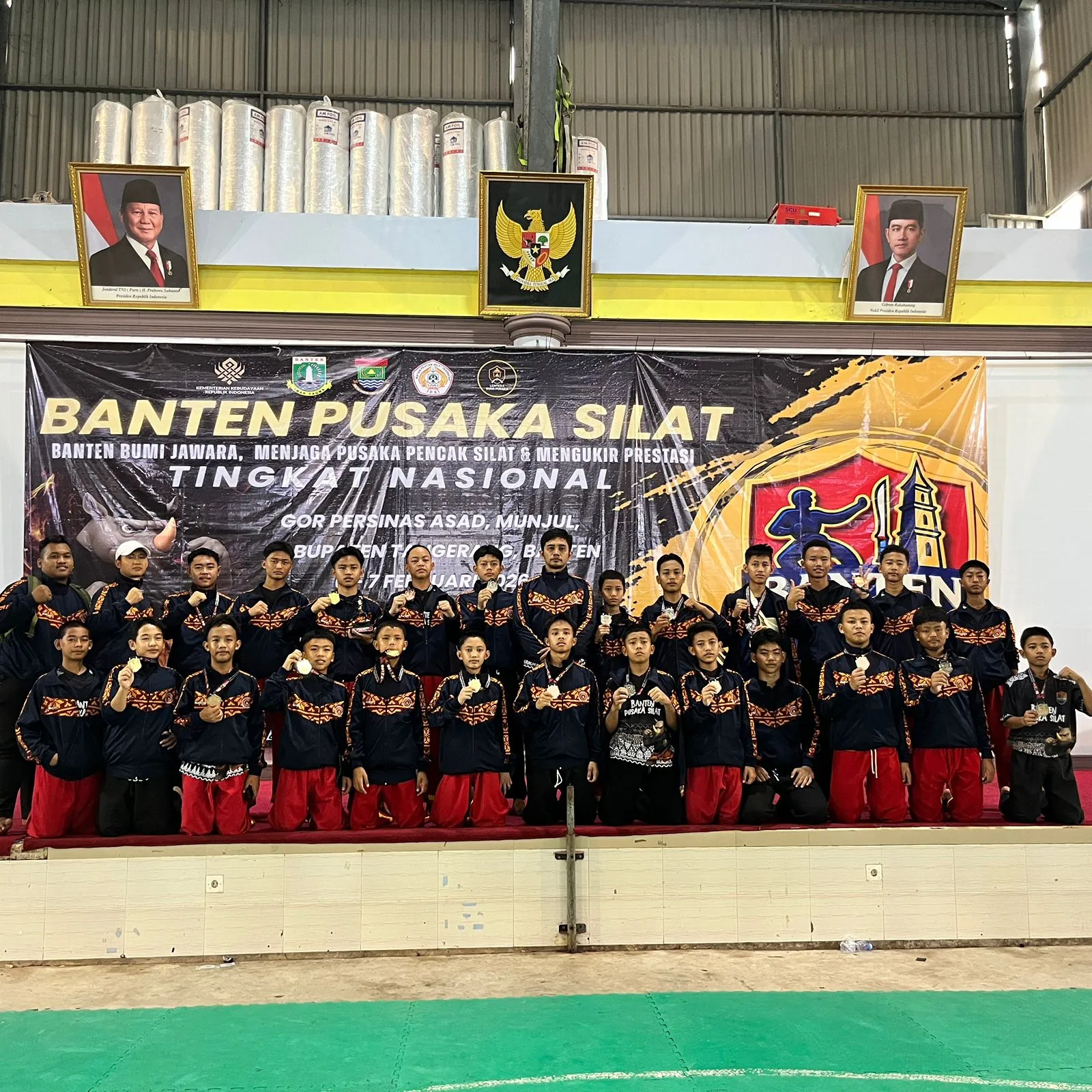 Pesilat PP Raudhatul Ulum Sakatiga Toreh Prestasi di Event Nasional Banten Pusaka Silat 2026